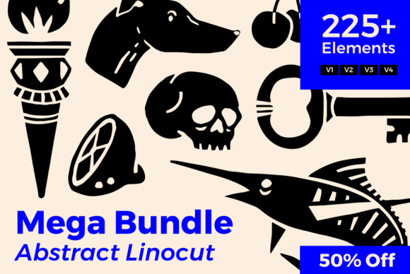 Abstract Linocut Mega Bundle 50 Off – Transform Your Design Workflow