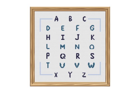 Alphabet Cross Stitch Pattern: A Versatile Tool for Learning and Decor