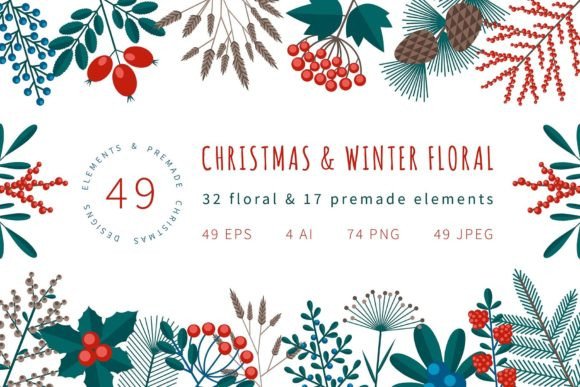Christmas Winter Floral Collection: A Strategic Resource for Creative and Business Success