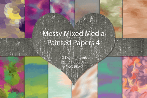 Colorful Artsy Painted Backgrounds