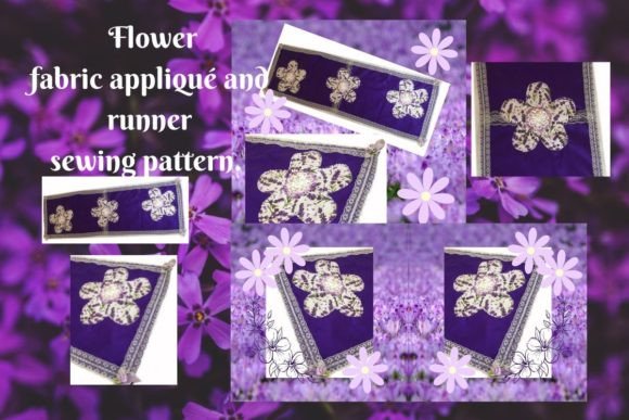 Floral Patchwork Table Runner Easy PDF