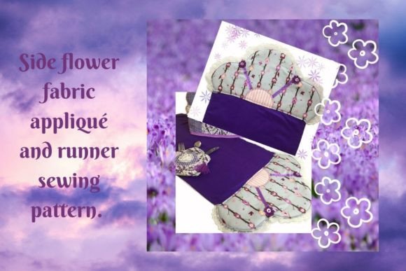 Hippy Style Flower Runner AppliquΓ©