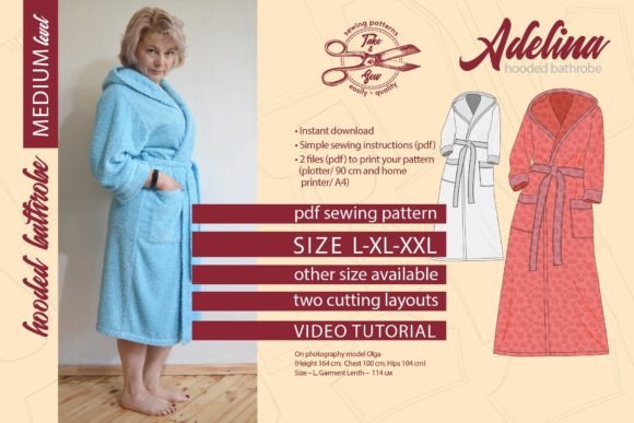 Hooded Bathrobe Adelina: A Practical and Stylish Addition to Your Home