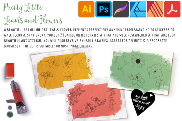Pretty Little Leaves and Flowers: A Versatile Resource for Creative Projects