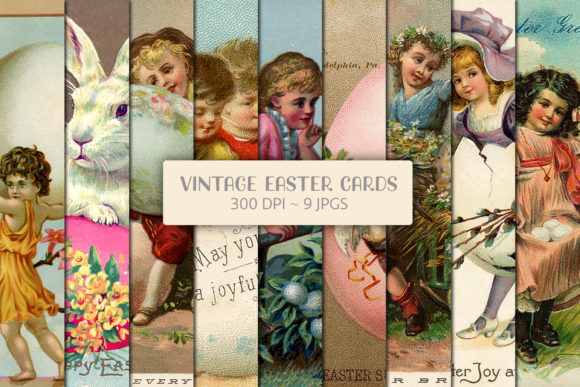 Vintage Easter Card Collection